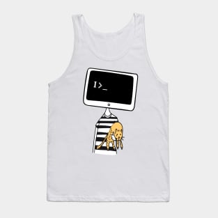 Coder shirt me and my cat Tank Top